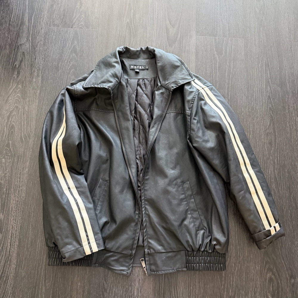 Motel leather jacket size small